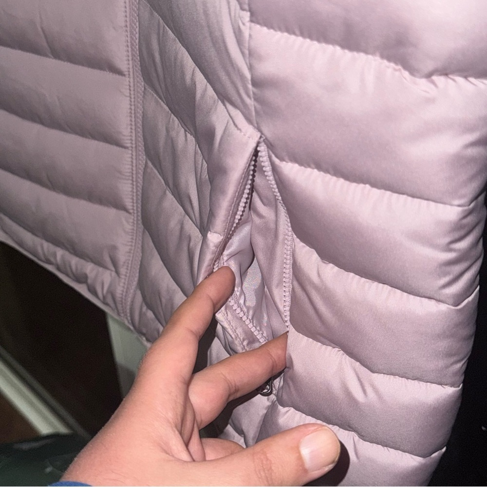 Ozark Trail Women's Core Puffer Vest Large 12-14 Mauve Pink Quilted Zip Front - Picture 5 of 8